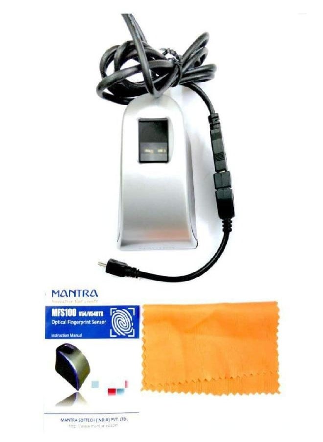 MFS - MANTRA MFS100 v54 OTG with RD Service 1 Year (Black) - Image 1