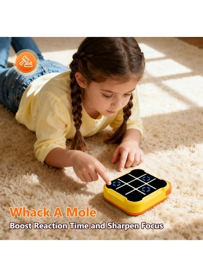 Eworld 3-in-1 Electronic Tic Tac Toe Game Console –  Tic-Tac-Toe-Single Player, Infinite Tic-Tac-Toe Game-Double Players, Memory Flash, and Whack-a-Mole, Handheld Puzzle & Travel Game for Kids & Adults - Image 5
