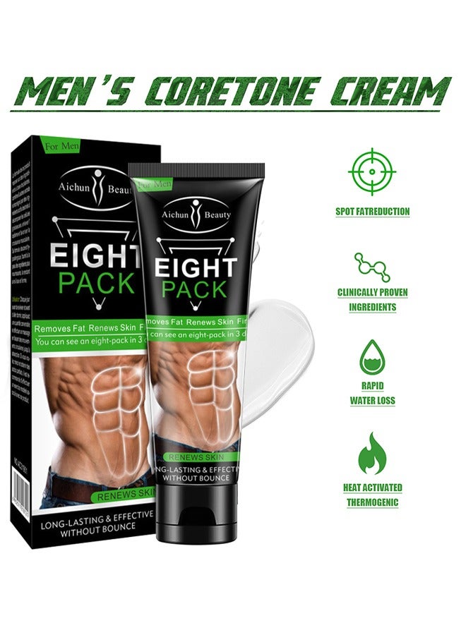 AICHUN Abdominal Muscle Cream, Slimming Fat Burning Cream For Belly, Waist And Buttocks, Slimming Cream That Burns Fat And Moisturizing Firming And Slimming Goodbye Cellulite, Sweat Cream For Men - Image 4