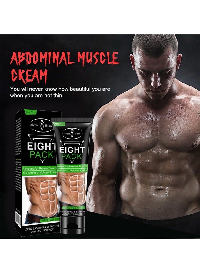 AICHUN Abdominal Muscle Cream, Slimming Fat Burning Cream For Belly, Waist And Buttocks, Slimming Cream That Burns Fat And Moisturizing Firming And Slimming Goodbye Cellulite, Sweat Cream For Men - Image 2