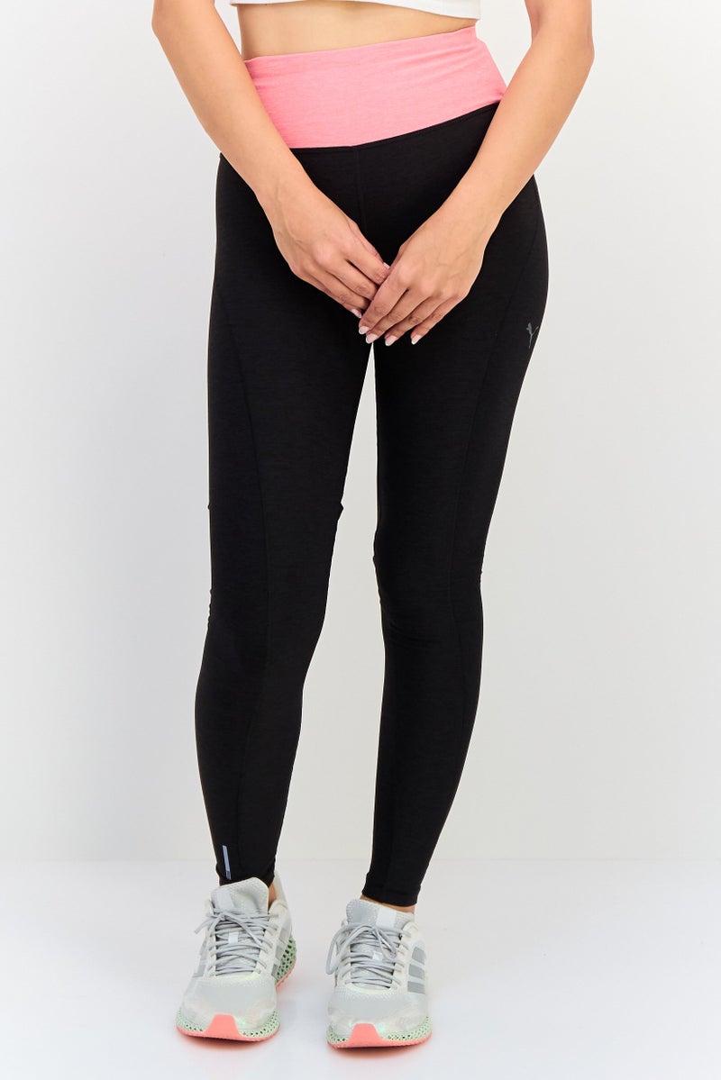 PUMA Women Sportswear Fit Brand Logo 7/8 Training Tights, Black - Image 1