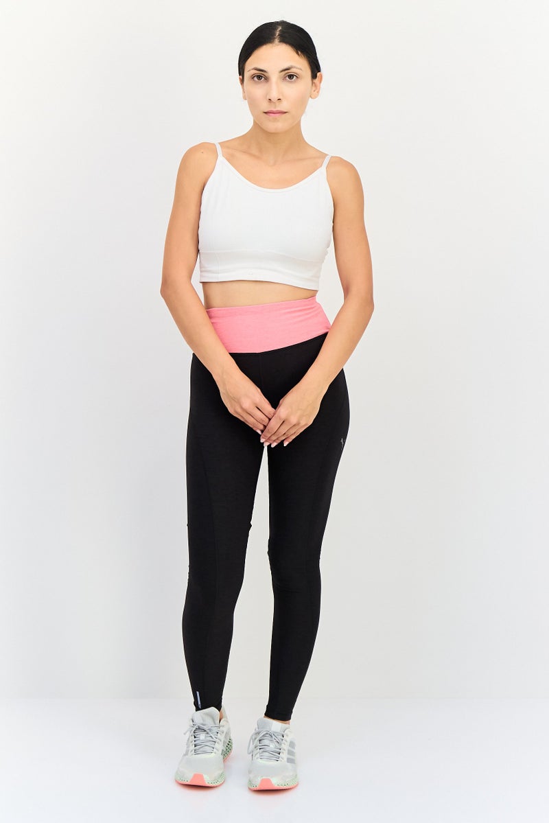 PUMA Women Sportswear Fit Brand Logo 7/8 Training Tights, Black - Image 3