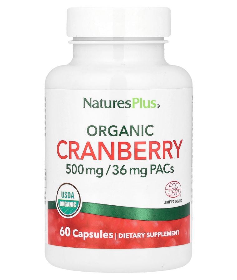 Organic Cranberry 60 Capsules (250 mg per Capsule)