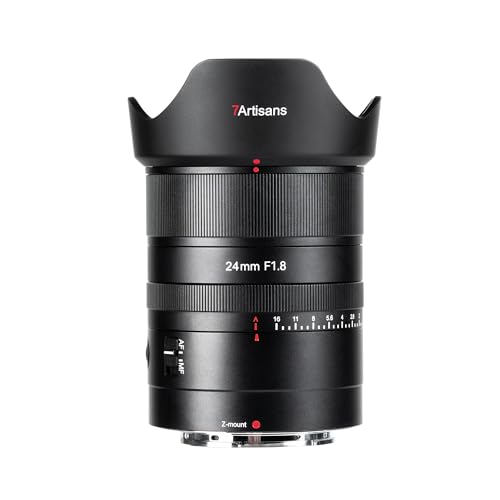 7artisans AutoFocus 24mm F18 Full Frame LensF18 Large ApertureSupport AutomaticManual Compatible for Nikon Z Mount Z9Z8Z7Z72Z6Z62Z63ZfZ5Z5 II Mirrorless Camera - Image 1
