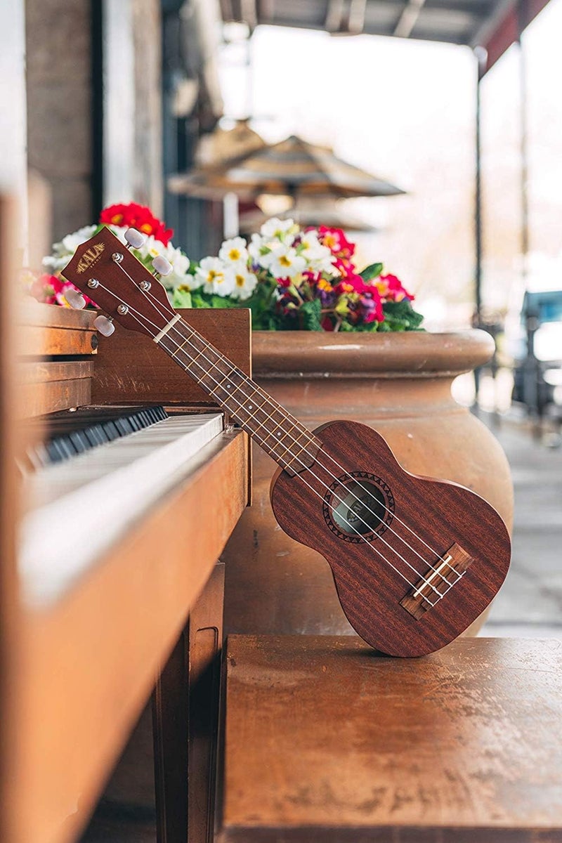 Kala KA-15S Mahogany Soprano Ukulele with Deluxe Gig Bag - Image 3