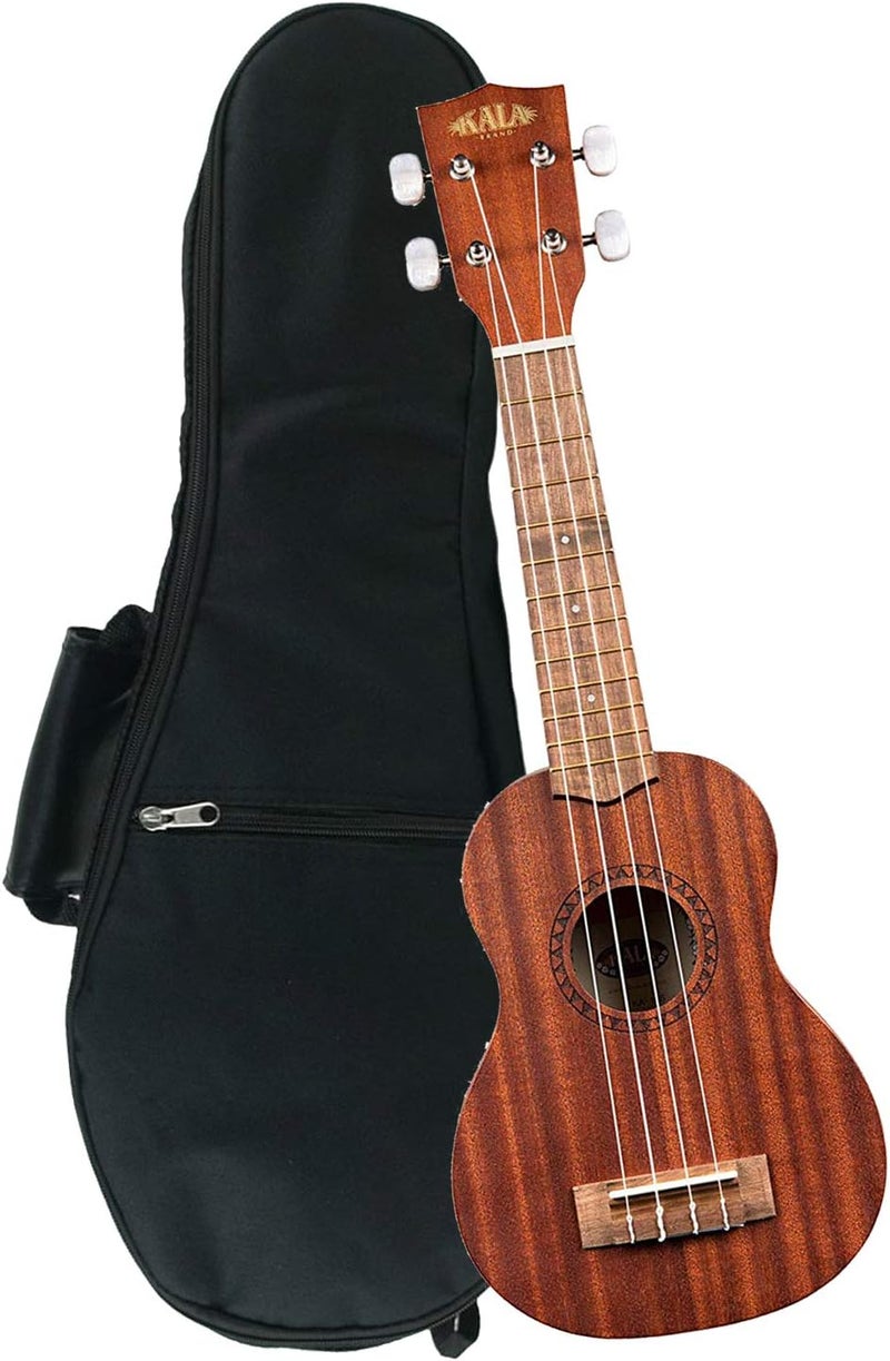 Kala KA-15S Mahogany Soprano Ukulele with Deluxe Gig Bag - Image 1