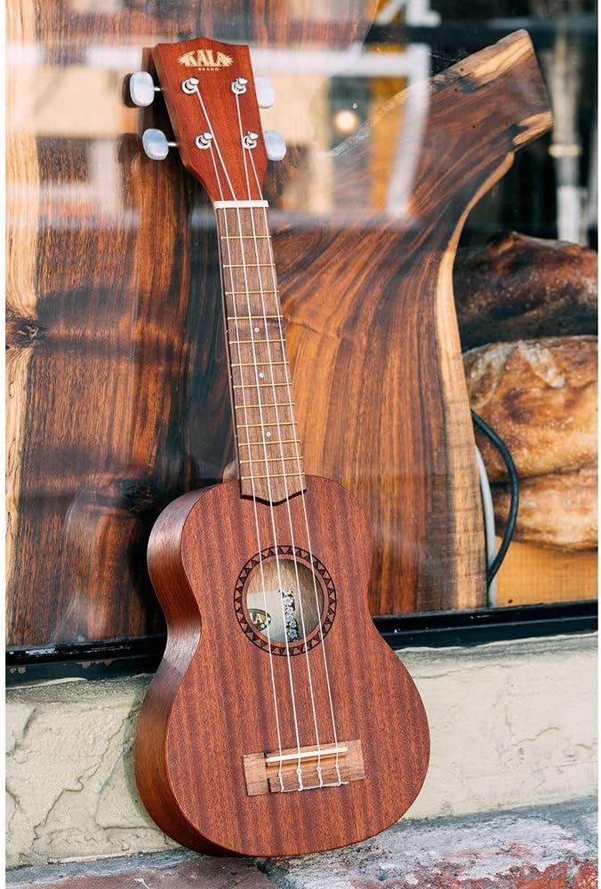 Kala KA-15S Mahogany Soprano Ukulele with Deluxe Gig Bag - Image 2