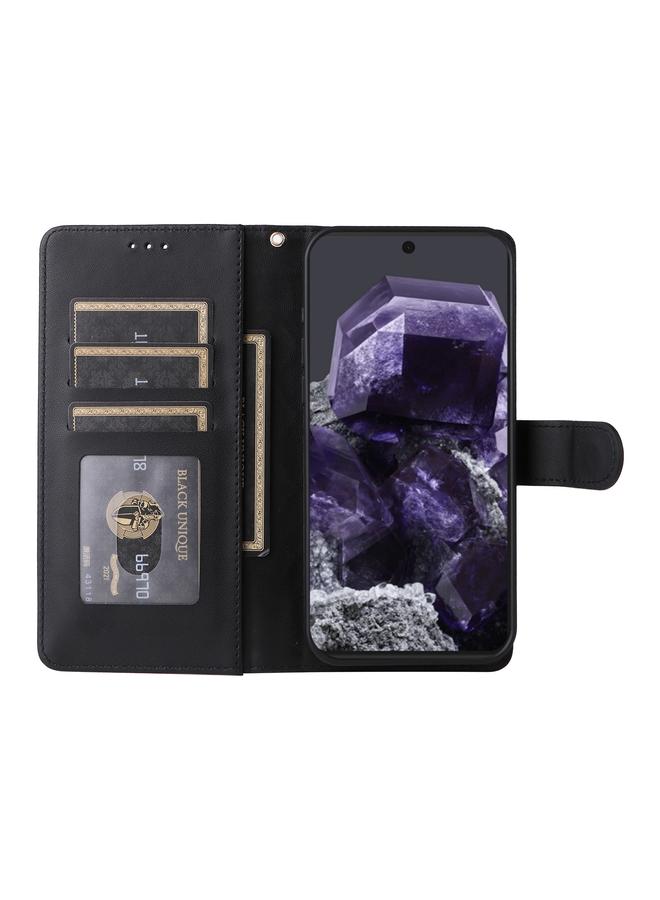 The Bros Phone Case For Google Pixel 9 Diamond Lattice Leather Flip Phone Phone Case - Image 4