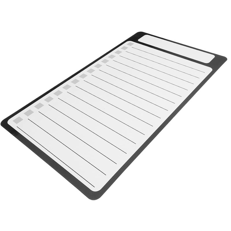 BCOATH Magnetic Notepad for Refrigerator, Small Size Pet Writable Sheet, Whiteboard Memo Pad with Magnetic Back, Grocery List and To-do List for Kitchen Organization - Image 1