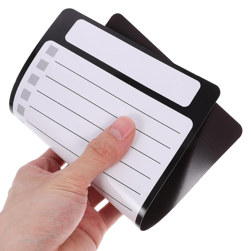 BCOATH Magnetic Notepad for Refrigerator, Small Size Pet Writable Sheet, Whiteboard Memo Pad with Magnetic Back, Grocery List and To-do List for Kitchen Organization - Image 4