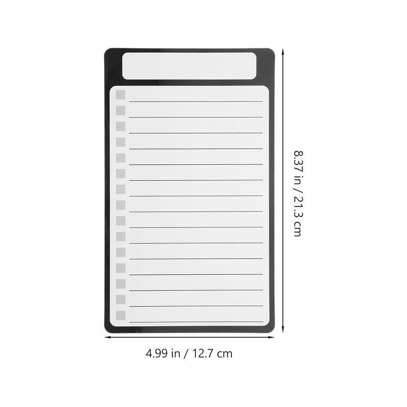 BCOATH Magnetic Notepad for Refrigerator, Small Size Pet Writable Sheet, Whiteboard Memo Pad with Magnetic Back, Grocery List and To-do List for Kitchen Organization - Image 2