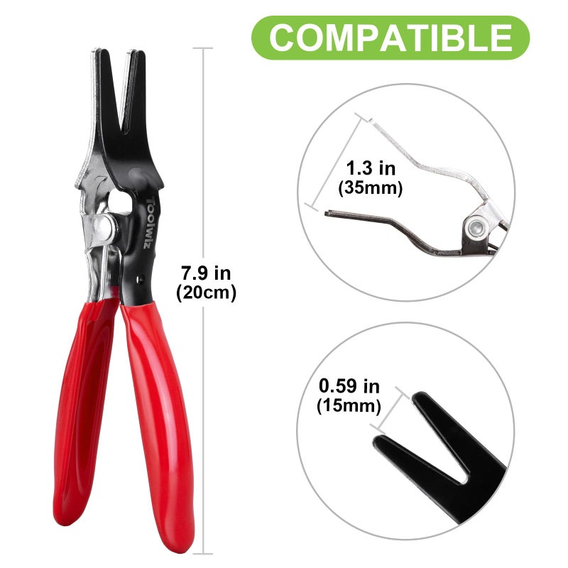 Toolwiz Automobile Hose Removal Pliers, Auto Fuel, and Vacuum Line Tube Hose Remover Pliers, Separator Tools Pipe Repairing Tool for Marine, Oil, Hosepipes Vehicle - Image 3
