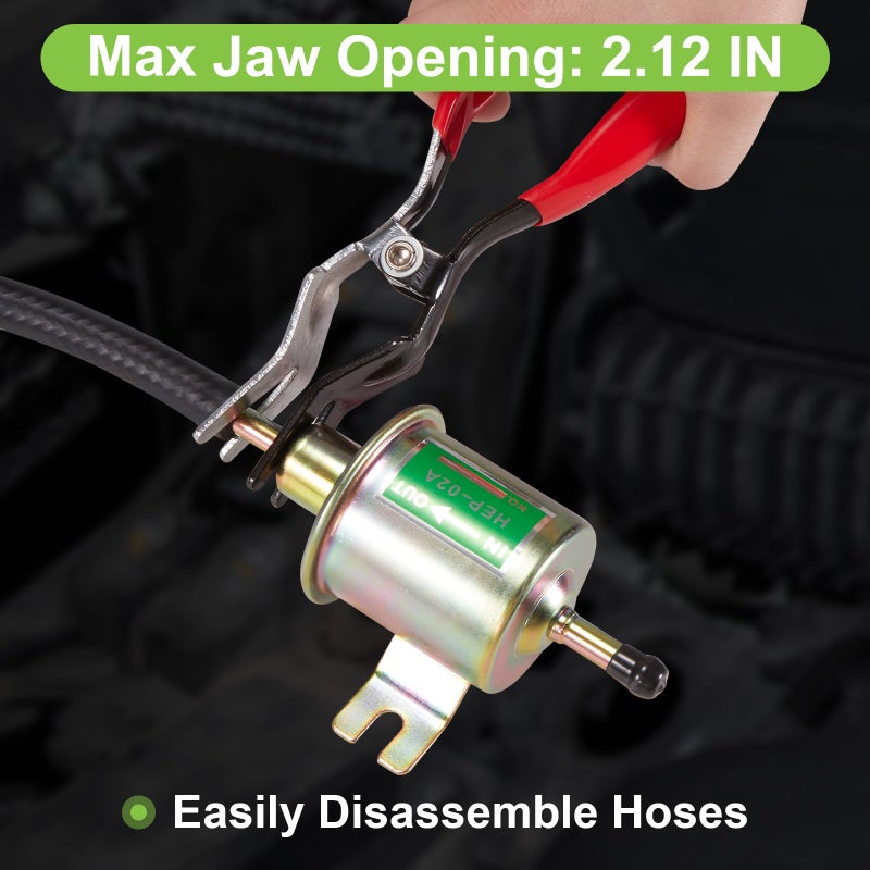 Toolwiz Automobile Hose Removal Pliers, Auto Fuel, and Vacuum Line Tube Hose Remover Pliers, Separator Tools Pipe Repairing Tool for Marine, Oil, Hosepipes Vehicle - Image 2