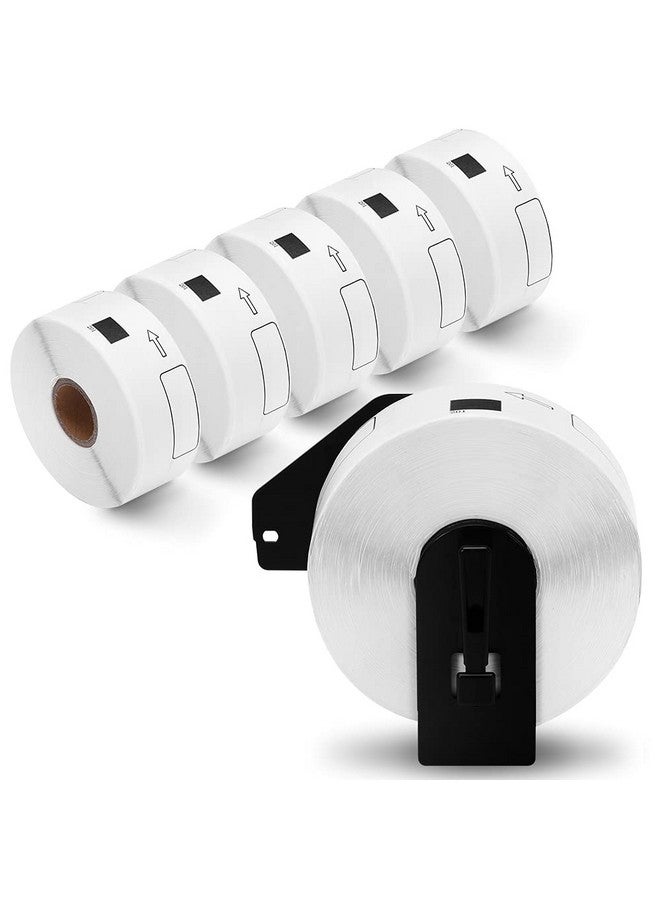 COLORWING Compatible 1.1 X 3.5 Brother Dk1201 Standard Address Labels Diecut 29Mm X 90Mm For Brother Ql Label Printers 6 Rolls 400 Labels/Roll - Image 1