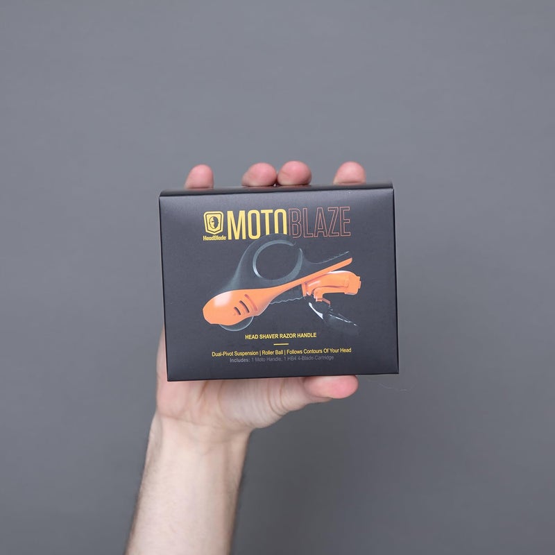 HeadBlade LE Moto Men's Head Shaving Razor - Blaze - Revolutionary Dual Active Suspension - Image 3