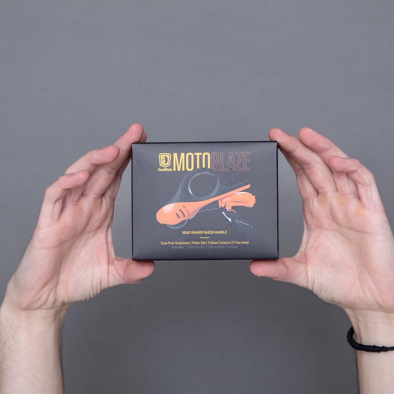 HeadBlade LE Moto Men's Head Shaving Razor - Blaze - Revolutionary Dual Active Suspension - Image 2