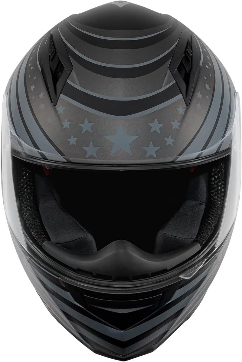 VCAN VX Lightweight Full Face Motorcycle Helmet with Extra Tinted Visor - Image 5