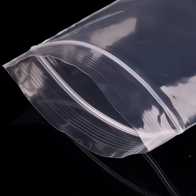 8 Pcs 45x65 Cm PE Transparent Resealable Storage Bags With White Edges 4 64 Mils - Image 4