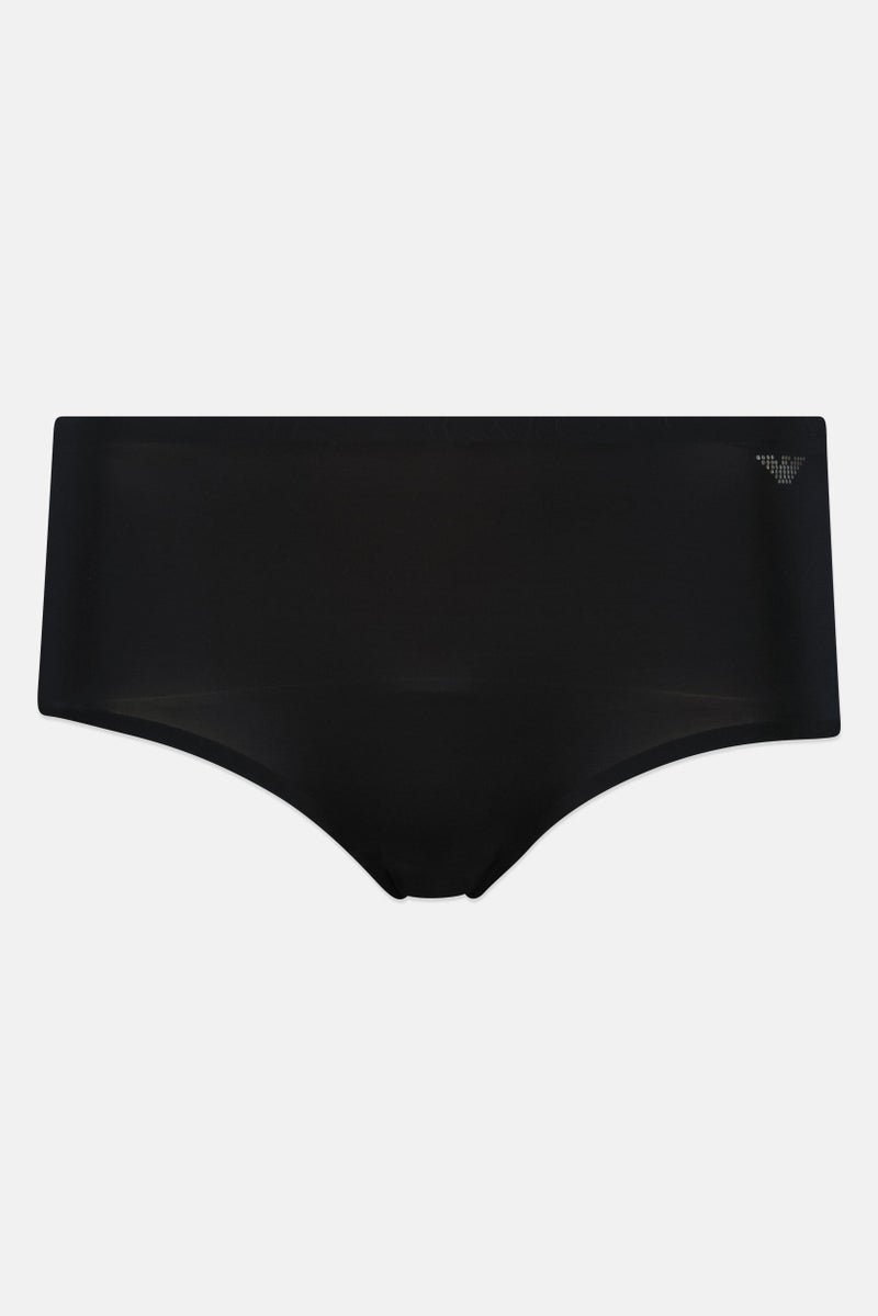EMPORIO ARMANI Women Brand Logo Pull On Panties, Black - Image 2