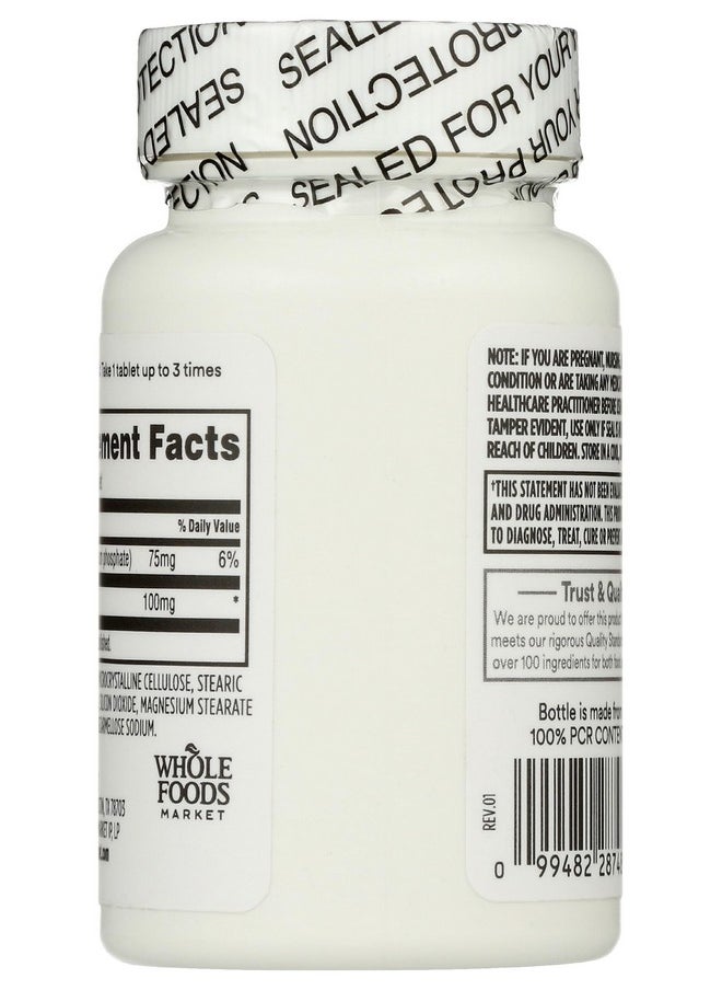 365 by Whole Foods Market Whole Foods Market, Alpha Lipoic Acid 100Mg, 90 Tablets  - Image 2