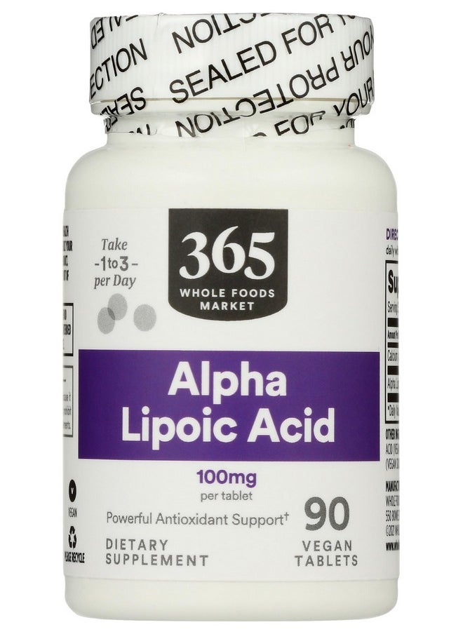 Whole Foods Market, Alpha Lipoic Acid 100Mg, 90 Tablets - pzsku/Z9571FF7CA35D689636B6Z/45/_/1740202717/82ad1928-8605-4065-bff6-0ba4e4906b90