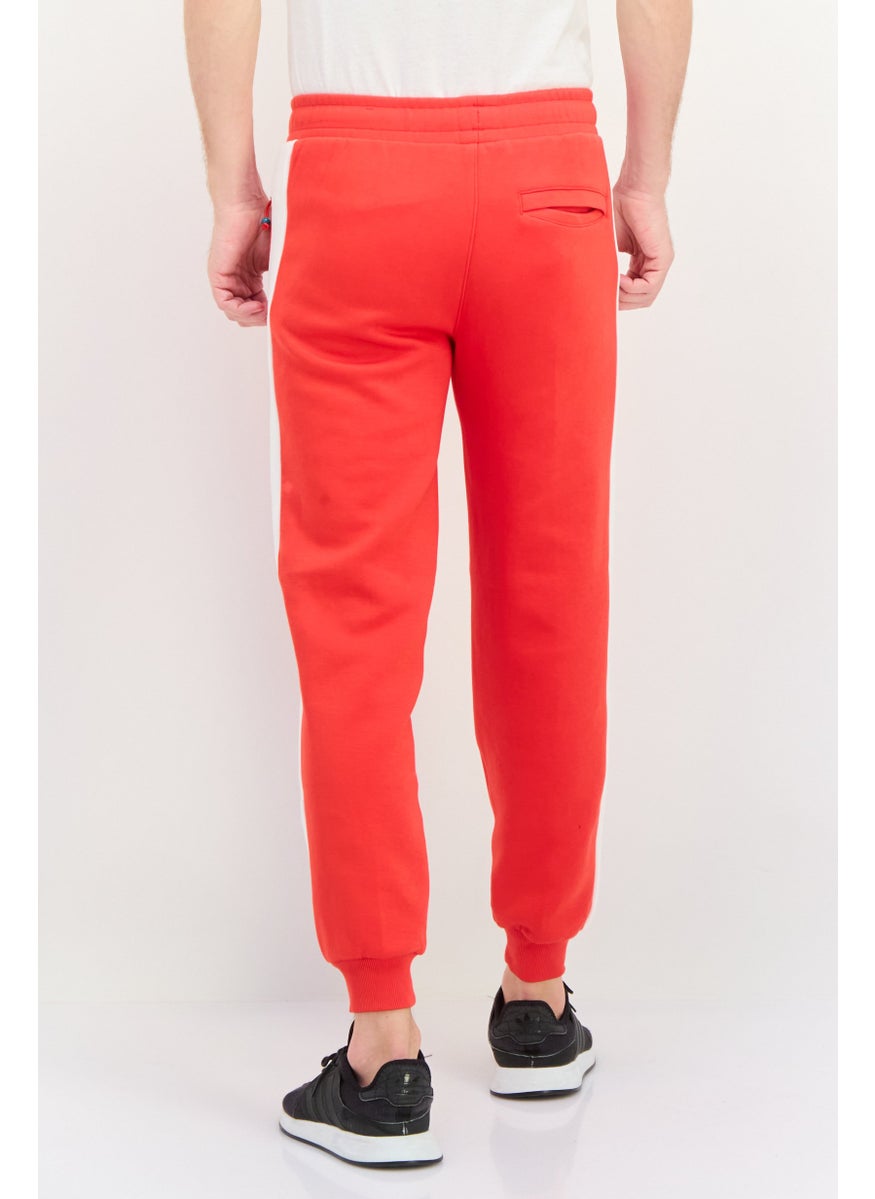 PUMA Men Relaxed Fit Training Sweatpants, Red/White  - Image 2