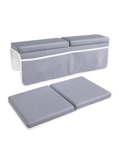 Bumble & Bird Deong Comfortable Baby Bath Kneeler And Elbow Rest Pad Set – 1.5 Inch Thick Bathtub Kneeling Pad With Toy Organizer Pockets, Quick Drying, Foldable, Non - Slip For Baby And Toddler Bathing  - Image 1