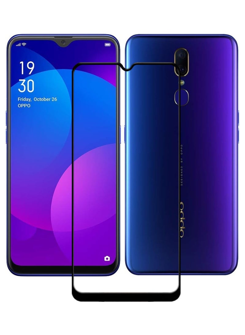 ACLIX Antistatic ESD Dustproof Premium Quality High Definition Tempered Glass Screen Protector Designed For Oppo F11 - Image 1