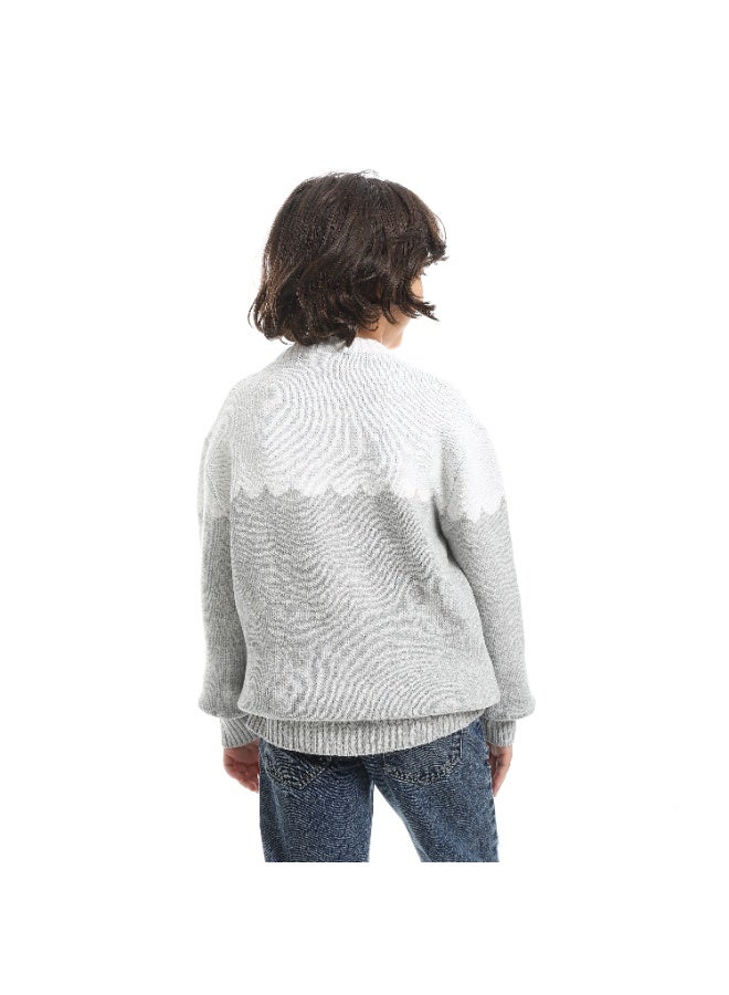 سيزار بلوفر صوف اولادي بتصميم صورة دولفين - Image 5