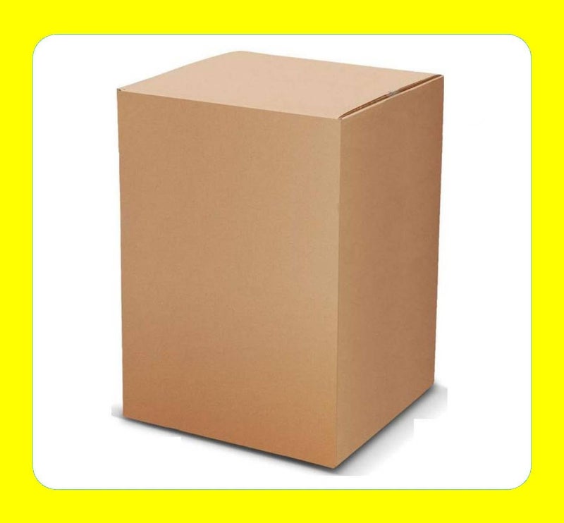ECVV [10 Pack] Carton Box Large Double Wall 100% Recyclable Corrugated Cardboard Moving Boxes With 32 Kg Capacity, [45 X 45 X 70 Cm] Brown Carton For Packaging, Shipping And Storage, 5 Ply Brown - Image 5