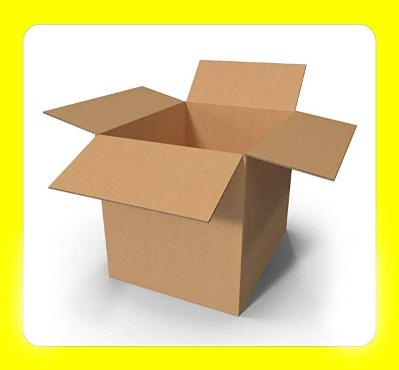 ECVV [10 Pack] Carton Box Large Double Wall 100% Recyclable Corrugated Cardboard Moving Boxes With 32 Kg Capacity, [45 X 45 X 70 Cm] Brown Carton For Packaging, Shipping And Storage, 5 Ply Brown - Image 3