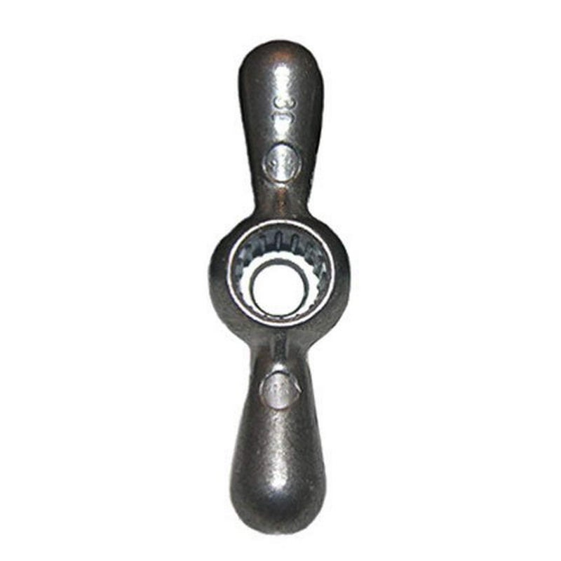 LASCO 015095 Metal Outside Faucet Hose Bibb Tee Handle 16 Point Broach