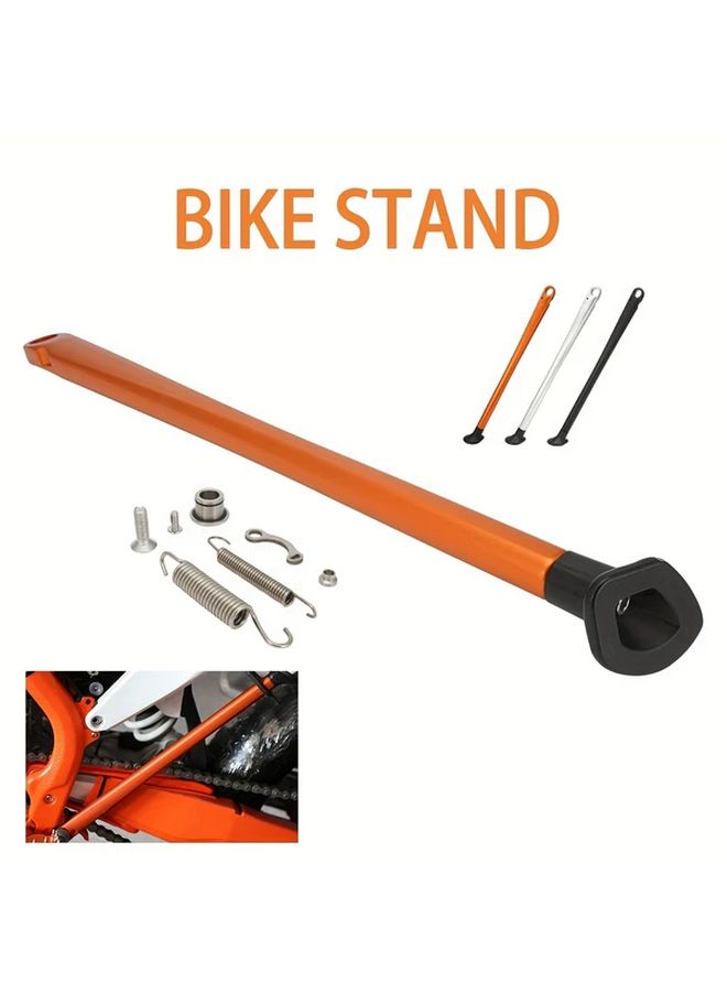 حامل جانبي من نوع CNC للدراجات النارية لتوقف الدراجات CX و CXW و XCF و XCF W و EXC و EXCF و EXC R موديلات 150 إلى 530، حامل أسود للدراجة مع زنبركات. - Image 3