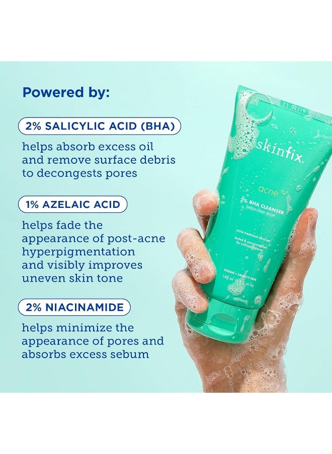 Skinfix - Acne+ 2% Bha + Azelaic Acid + Niacinamide + Aha Cleanser - Image 1