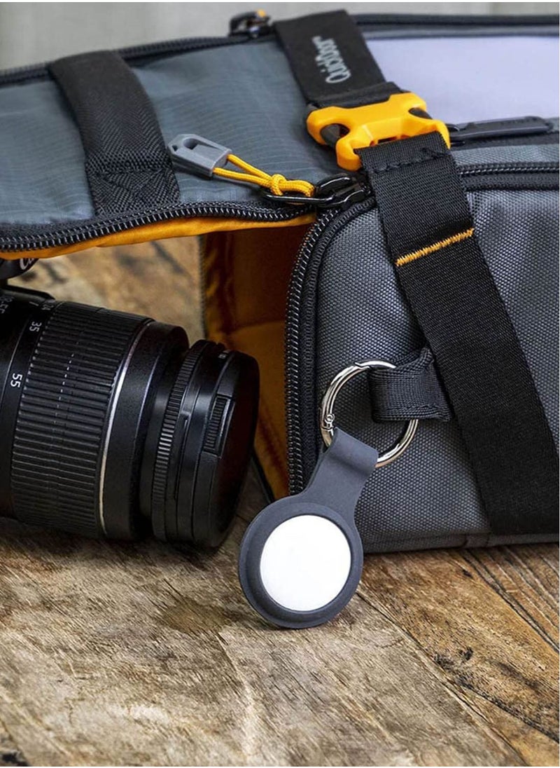 Torrii Bon Jelly Case Cover for AirTag Keychain Ring Holder - Black  - Image 3