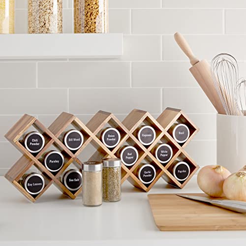 Talented Kitchen Spice Labels Stickers - 144 Round 1.5-Inch Water-Resistant Vinyl - Preprinted Chalkboard-Style Labels for Glass Spice Jars & Seasoning Containers - Pantry Organization - Image 3