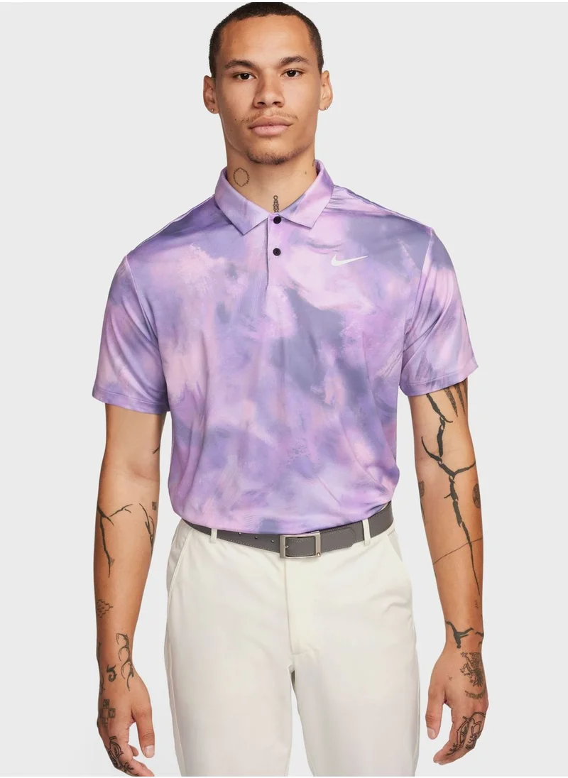 Nike Dri-Fit Tour Polo Ombre Print Shirt