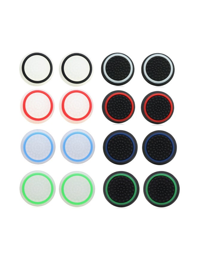 Generic PlayStation Portal Handle Cap Streaming Machine Rocker Cap Silicone Remote Sensing Non-Slip Hand Protective Cap-Product Color:black Background Red Circle  - Image 4