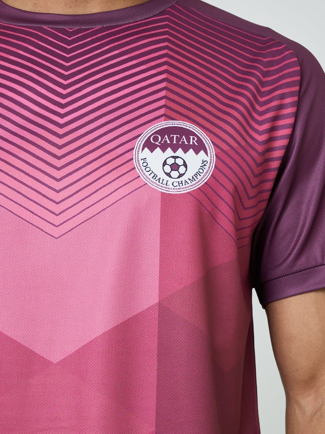 Styli Active Men Qatar Short Sleeve Jersey FIFA Football T-Shirt - Image 4