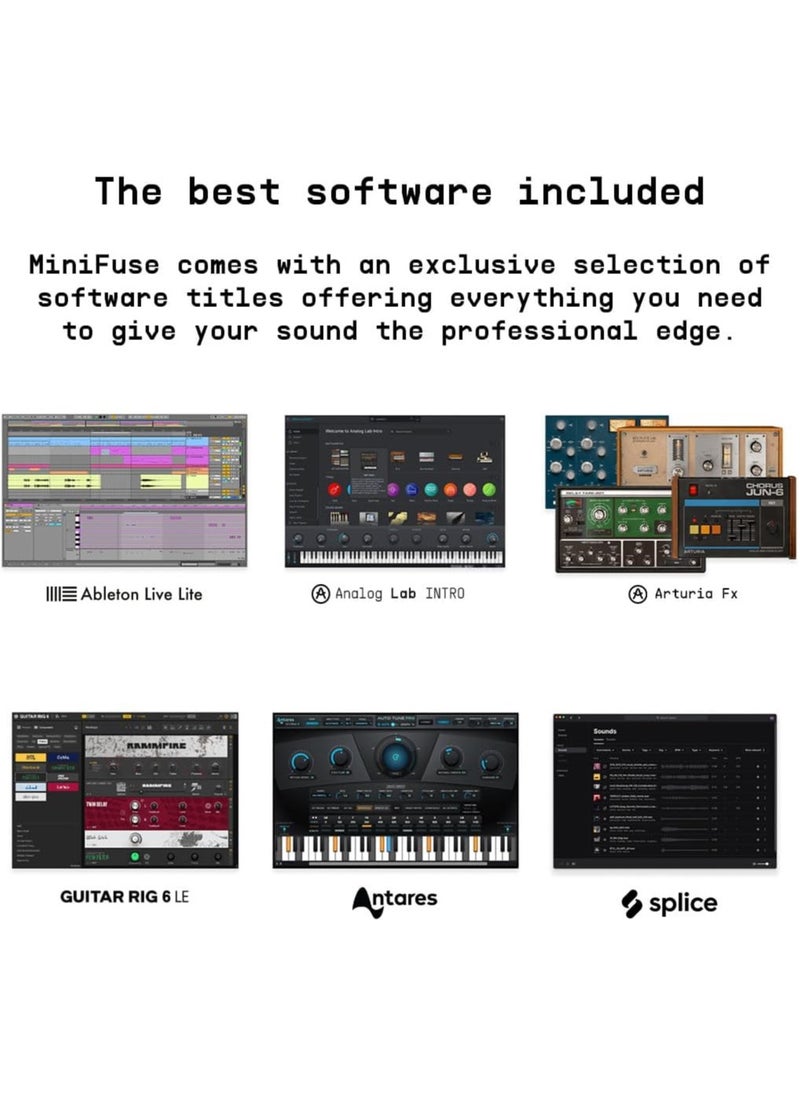 Arturia - Arturia MiniFuse 2 Flexible dual audio interface, Black - Image 1