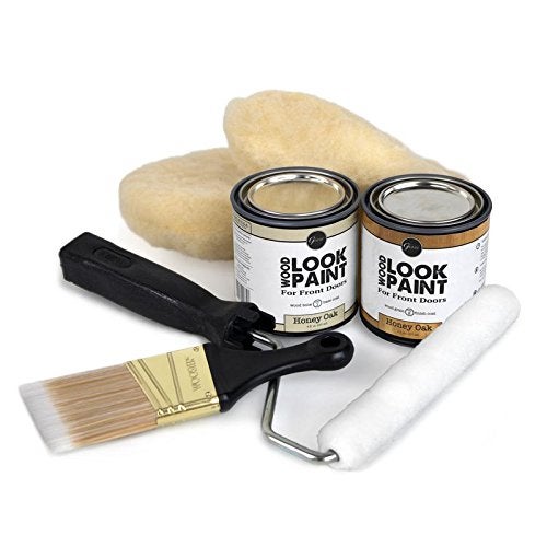 Giani Wood Look Paint Kit for Front & Interior Doors (Honey Oak) - Image 3