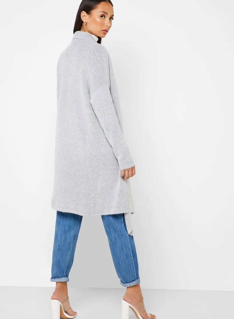 FOREVER 21 Waterfall Longline Cardigan