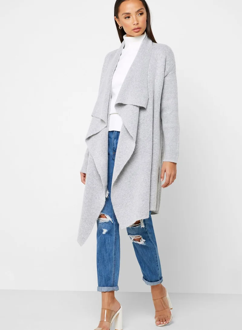 FOREVER 21 Waterfall Longline Cardigan