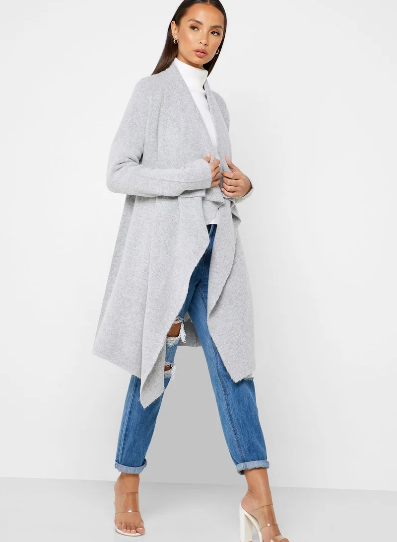 FOREVER 21 Waterfall Longline Cardigan