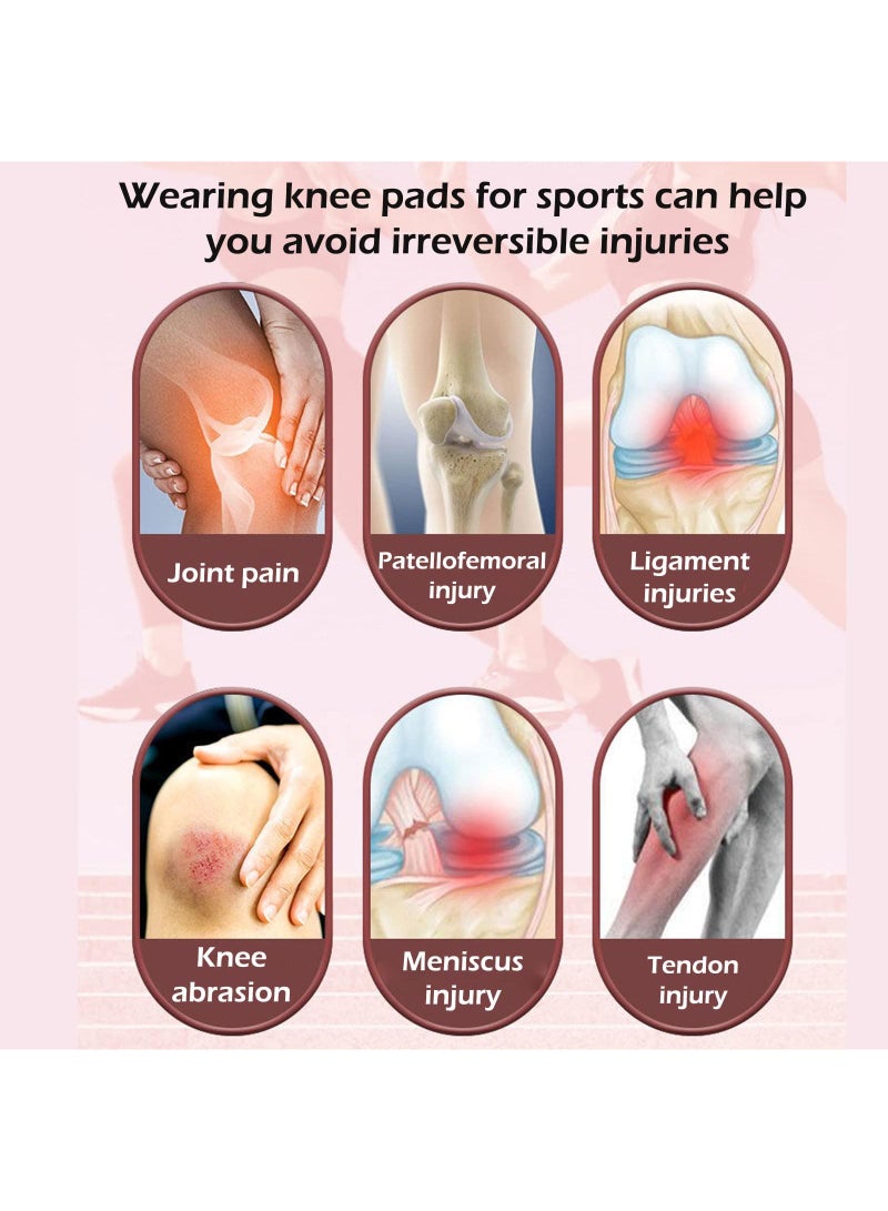 Sweet seven Supportive Pink Knee Brace for Women – Relieve Arthritis, Joint & Ligament Pain. Ideal for Running, Sports, Squats. Size L. - Image 5