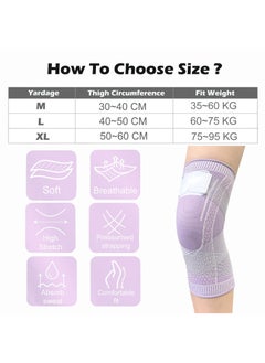 Supportive Pink Knee Brace for Women – Relieve Arthritis, Joint & Ligament Pain. Ideal for Running, Sports, Squats. Size L. - pzsku/Z9572D854E7F7079C11C7Z/45/_/1713522156/a7c5a08f-2e5f-4b2d-8ec5-e955a0f5e2a5