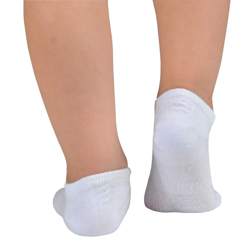 JORMATT Toddler Little Girls Boys No Show Socks Cotton Anti Slip Low Cut Socks With Grips 6 Pairs - Image 4