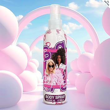 Barbie Body Spray for Kids Adults 200ml Citrus Floral Amber Fragrance for Girls Vegan 90 Natural Ingredients Dermatologically Tested Ages 3 - Image 4