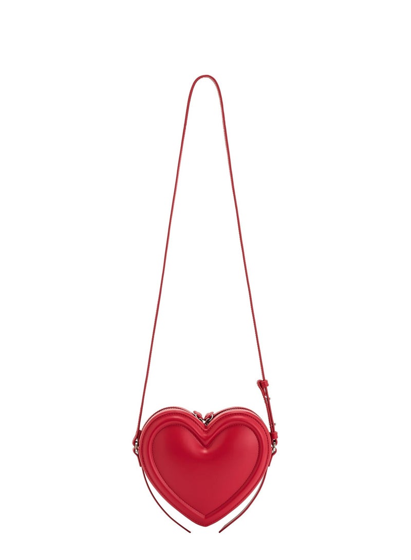 JW PEI Arlene Heart Shaped Bag - Magenta - Image 5