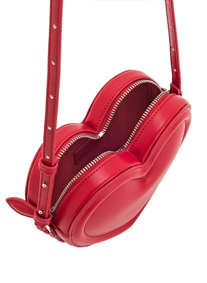 JW PEI Arlene Heart Shaped Bag - Magenta - Image 3